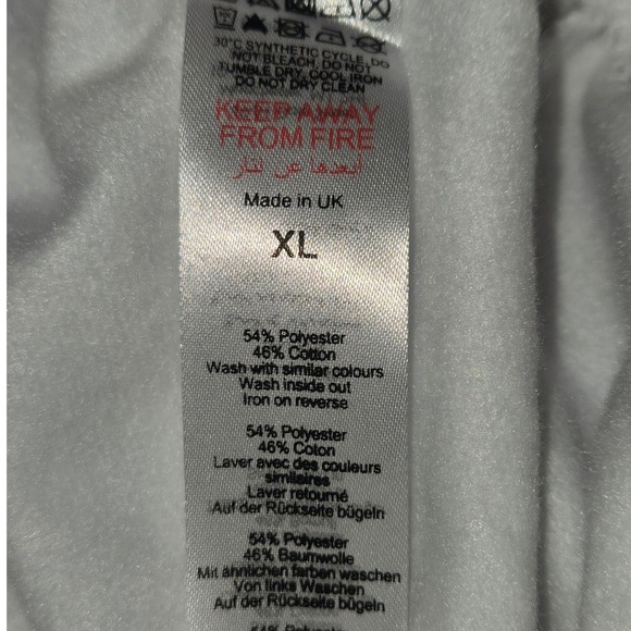 PRETTYLITTLETHING White Colorado Mountain Print Oversized Sweatshirt XL - Picture 7 of 11